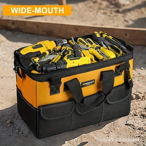WINHUNT Heavy Duty 14-Pocket Tool Bag – Ultimate Storage Solution for Professionals