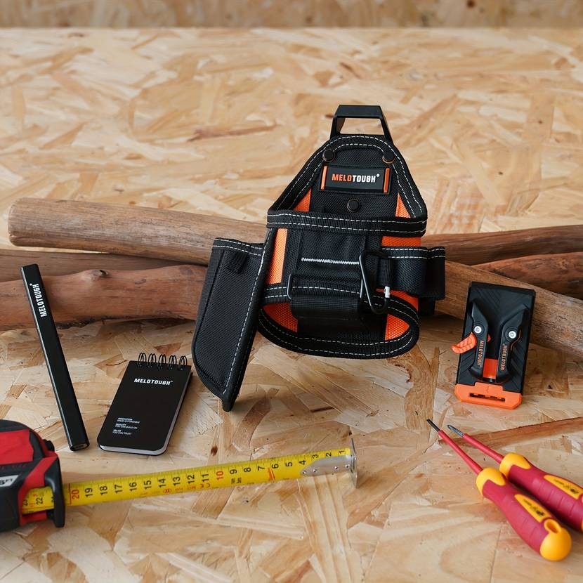 MELOTOUGH Tape Measure Pouch/Utility Knife Pouch – Convenient and Durable Tool Belt Pouch