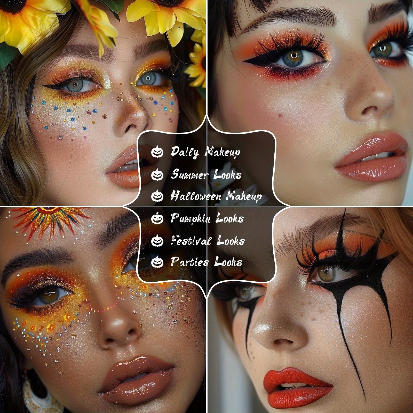 UCANBE Vibrant Shimmer Matte Glitter Eye Shadow Palette