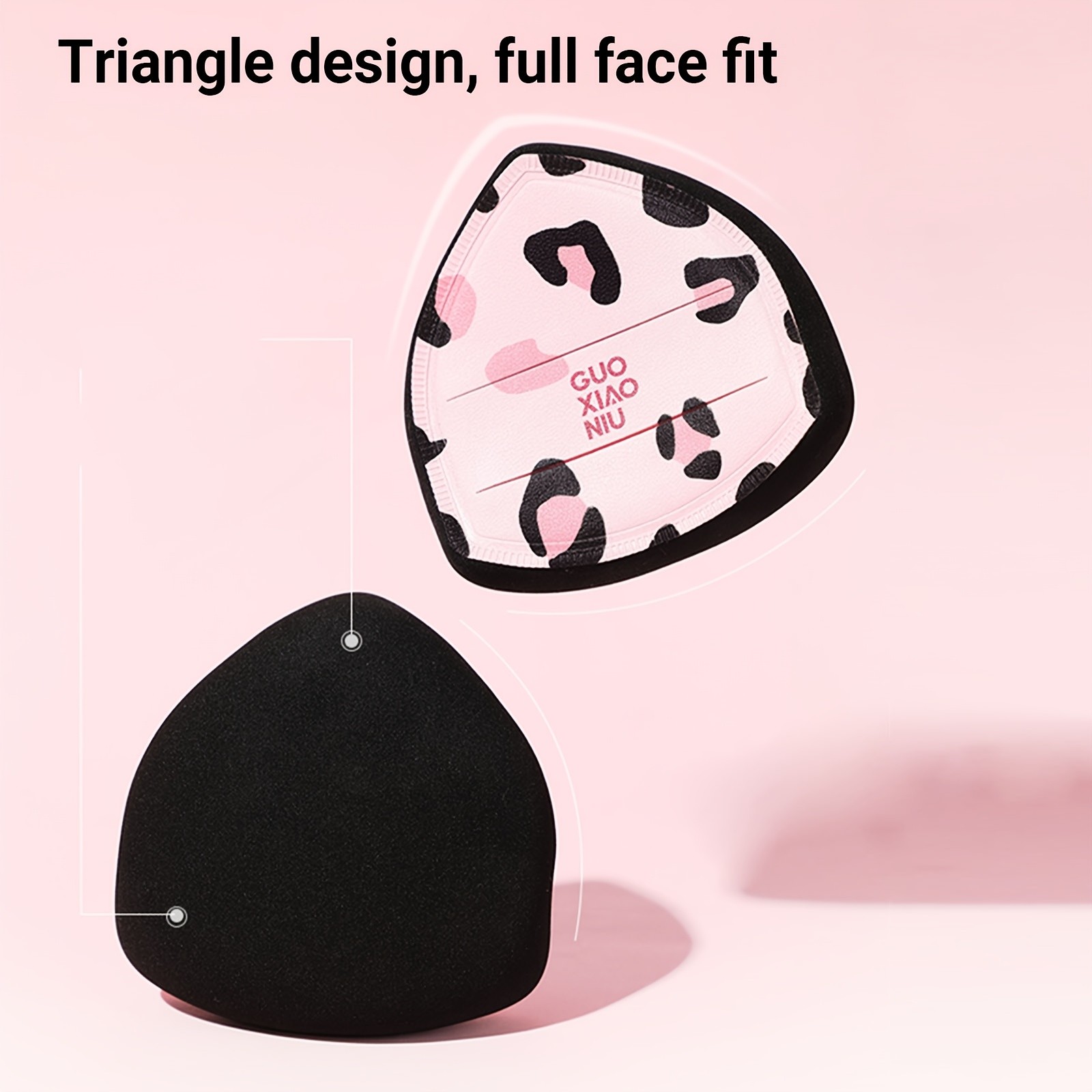 GUOXIAONIU Leopard Print Makeup Sponge