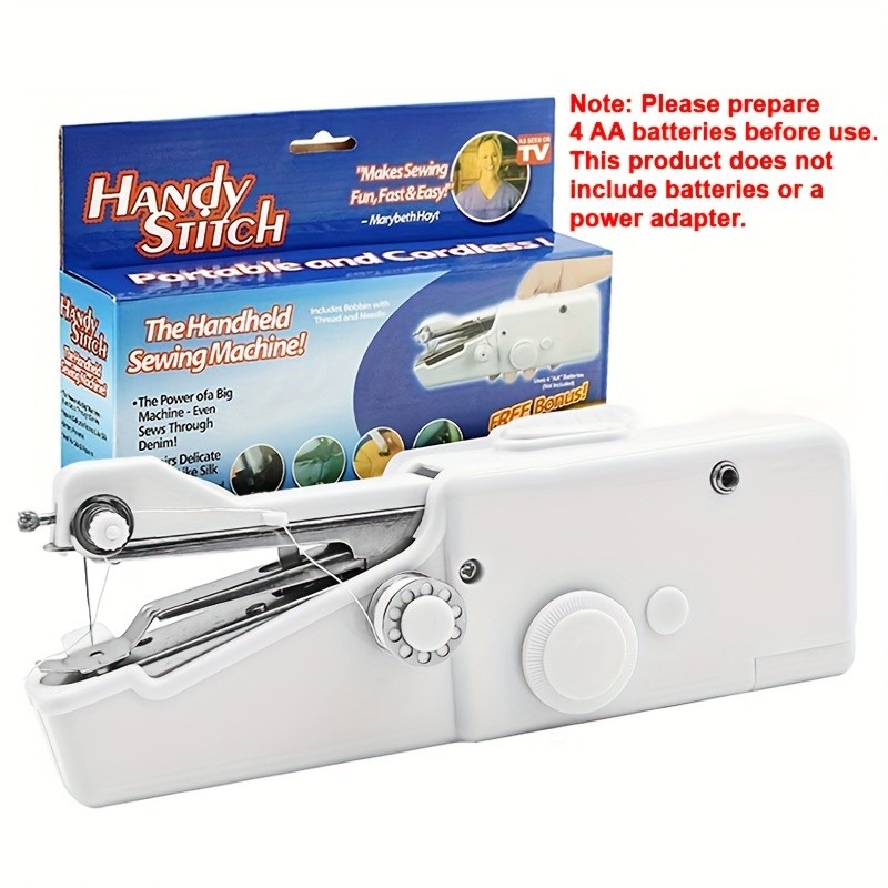 Handy Stitch Portable Cordless Handheld Sewing Machine