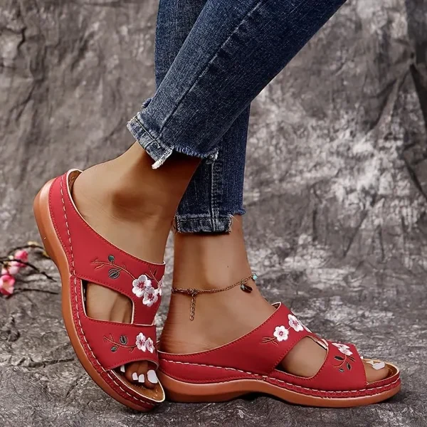 Casual Wedges Sandals (Flowers)