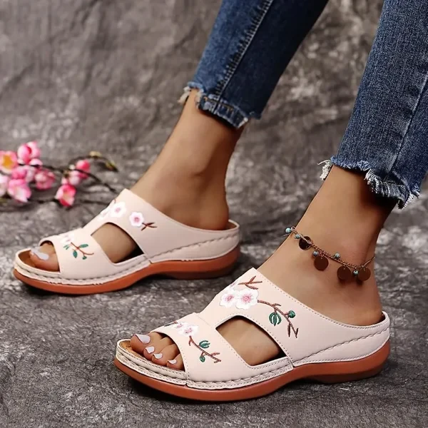 Casual Wedges Sandals (Flowers)