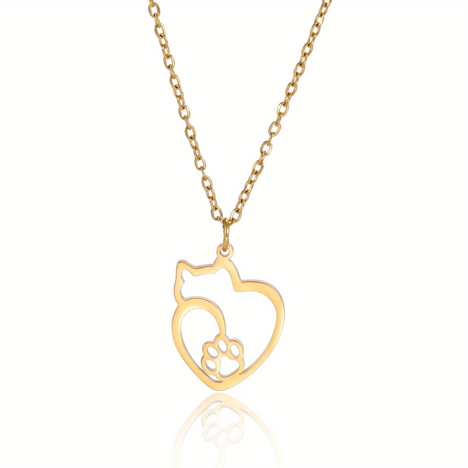 Cat Silhouette Pendant