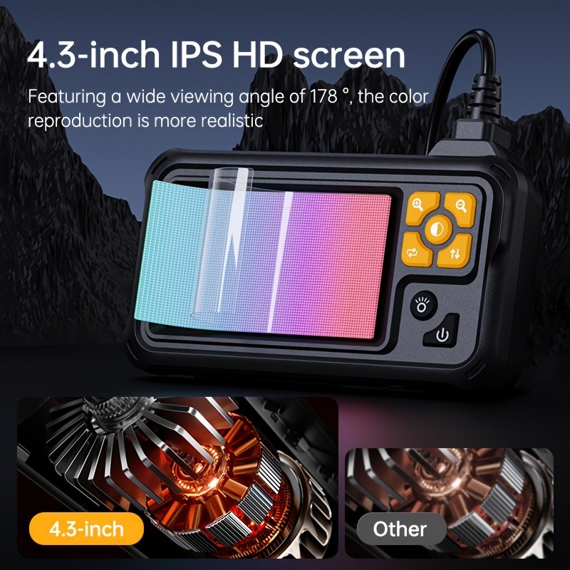 TONGWODE 10.92cm IPS Display 1080P Industrial Camera Inspection Device
