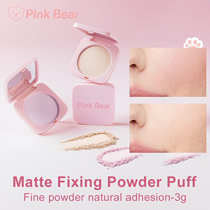 Pink Bear Oil-Control Setting Powder