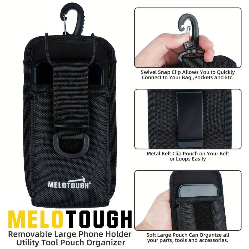 MELOTOUGH Heavy Duty Padded Tool Belt Suspenders for Men – Superior Comfort and Support for Heavy-Duty Work