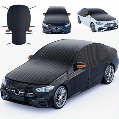 Suitu Universal Car Windshield Snow Cover – All-Weather Protection with Secure Fit and Easy Storage