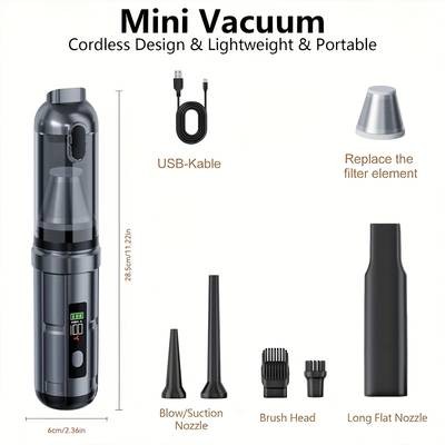 Suitu 15000Pa High Suction Handheld Car Vacuum Cleaner – The Ultimate Portable Cleaning Solution