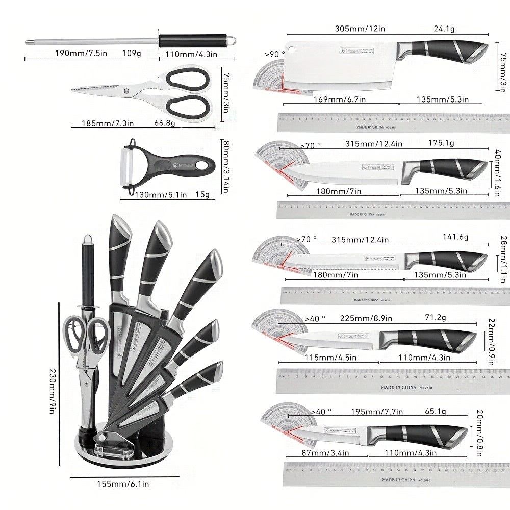 KEPEAK Duty Knife Set for Butchering