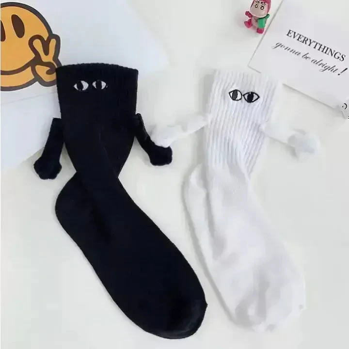 TeesNMerch Hand-in-Hand Socks - Become Solemates Forever!