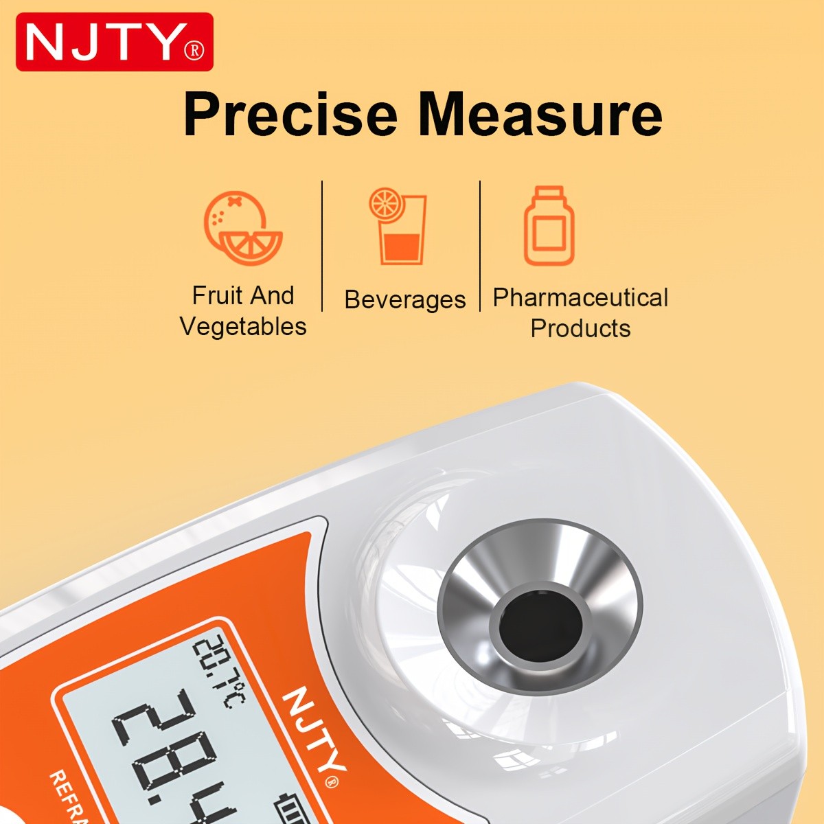 NJTY-TY-8 High-Precision Handheld Refractometer
