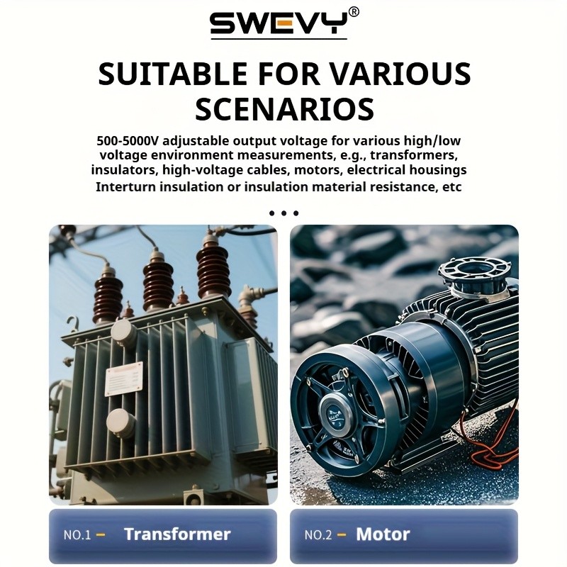 SWEVY SW3050 Multifunctional Digital Megohmmeter