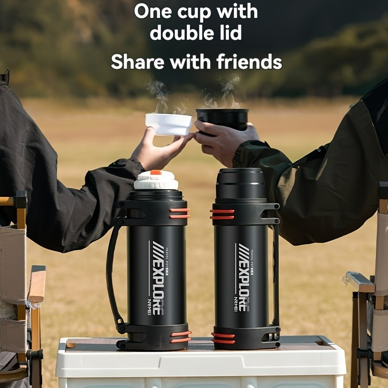 恩尔美 nRMEi Colorful Kettle & 2000ml Double Lid Stainless Steel Water Bottle