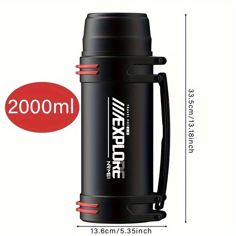 恩尔美 nRMEi Colorful Kettle & 2000ml Double Lid Stainless Steel Water Bottle