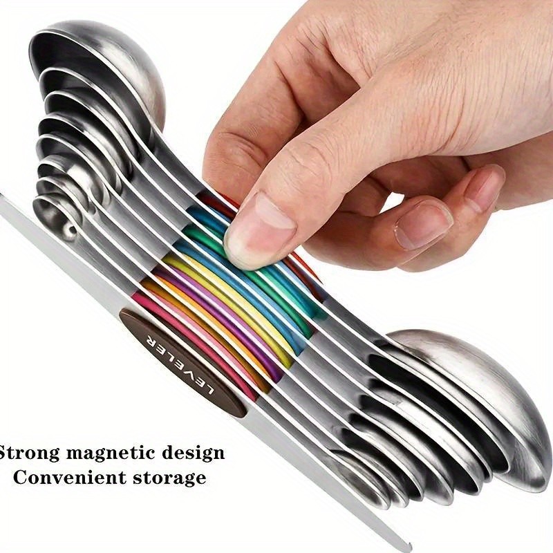 COP ROSE 9pcs Magnetic Measuring Spoons