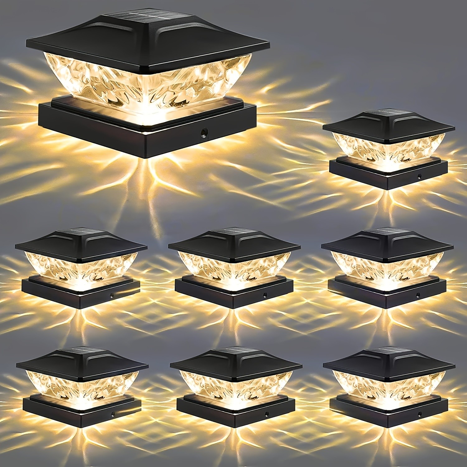 WENMILY Solar Column Lamp