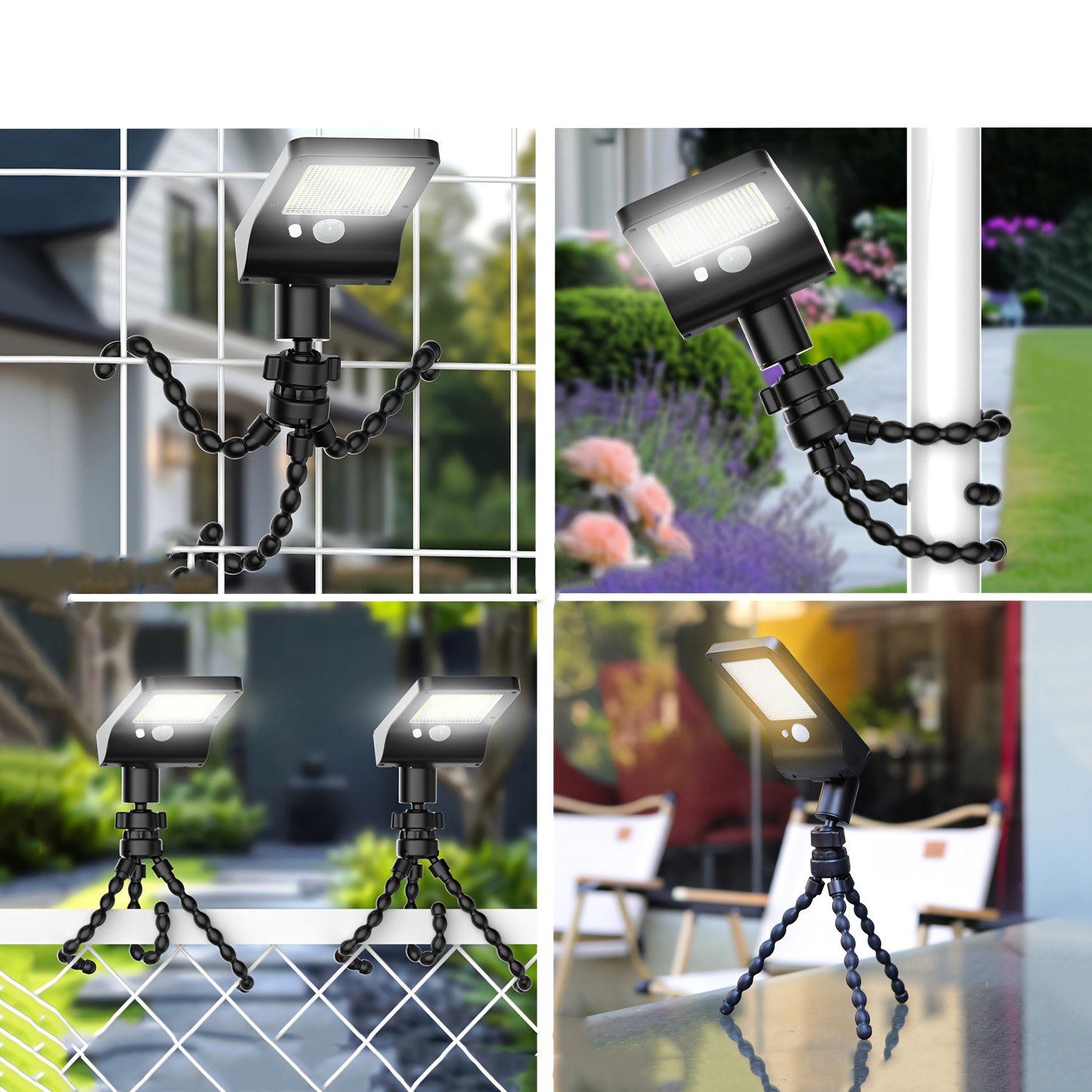 OTDECOR 2pcs Solar Exterior Wall Lights