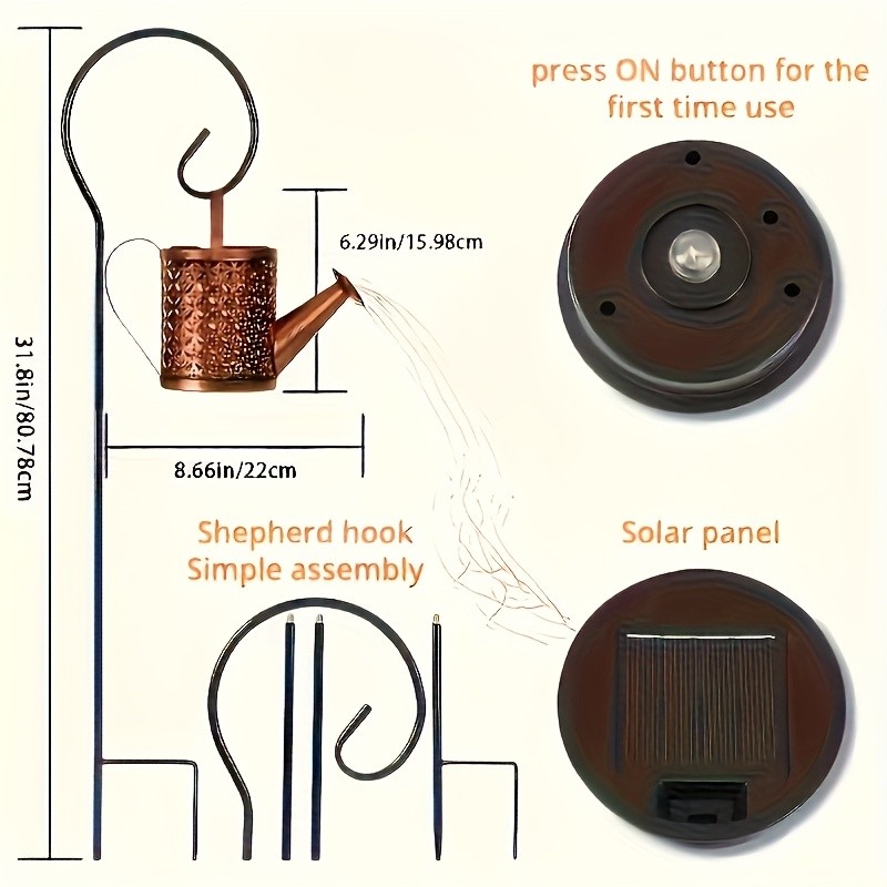 LiHangStar 2pcs Solar Light Sense Smart Light