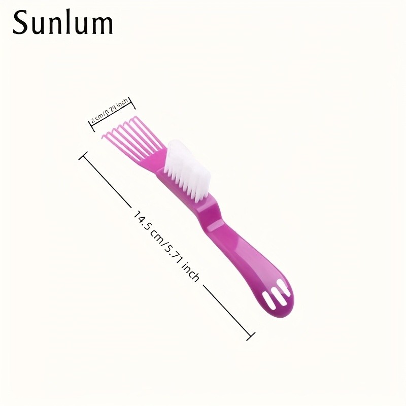 Sunlum 2-in-1 Comb and Cleaning Brush