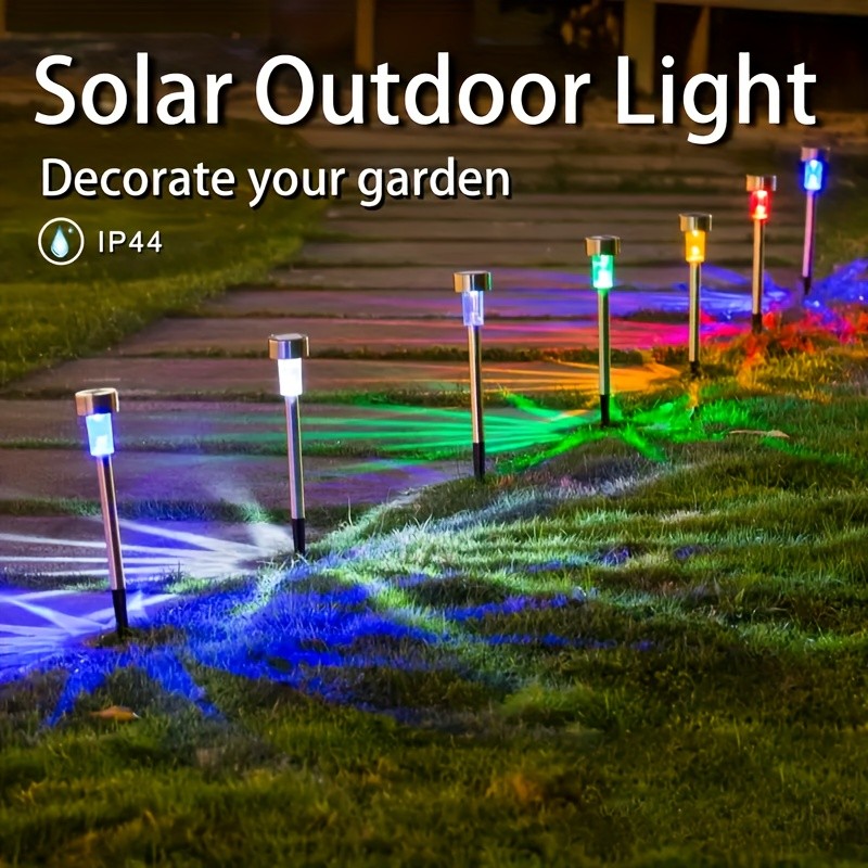 CIMMELO 10-Pack Solar LED Lights