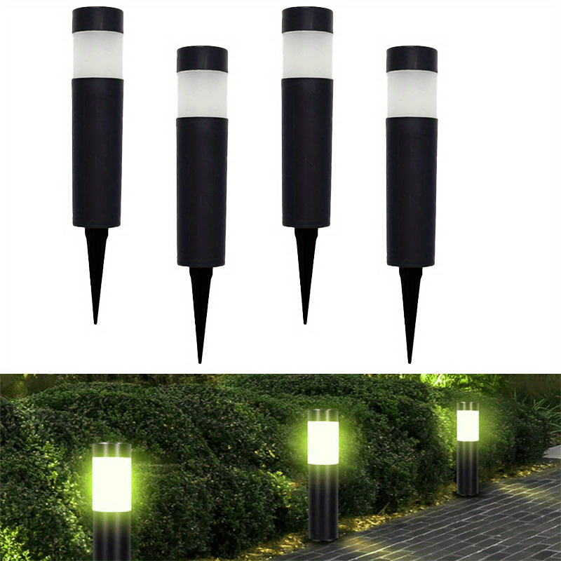 CIMMELO 4-Pack Solar Lawn Lights