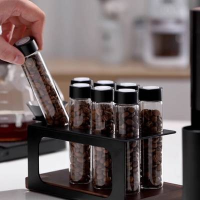 BINCOO Coffee Bean Storage Jar with One-Way Air Vent & Funnel – Preserve Freshness with Style