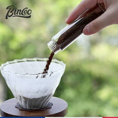 BINCOO Coffee Bean Storage Jar with One-Way Air Vent & Funnel – Preserve Freshness with Style