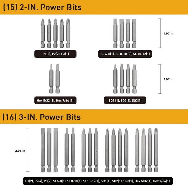 236pcs Screwdriver Bit Set – Universal Home Hand Tool Kit with Toolbox for DIY and Car Repairs