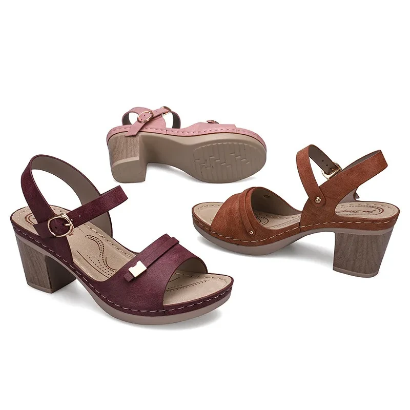 π‘ Women's Bohemian Thick Heel Sandals π‘