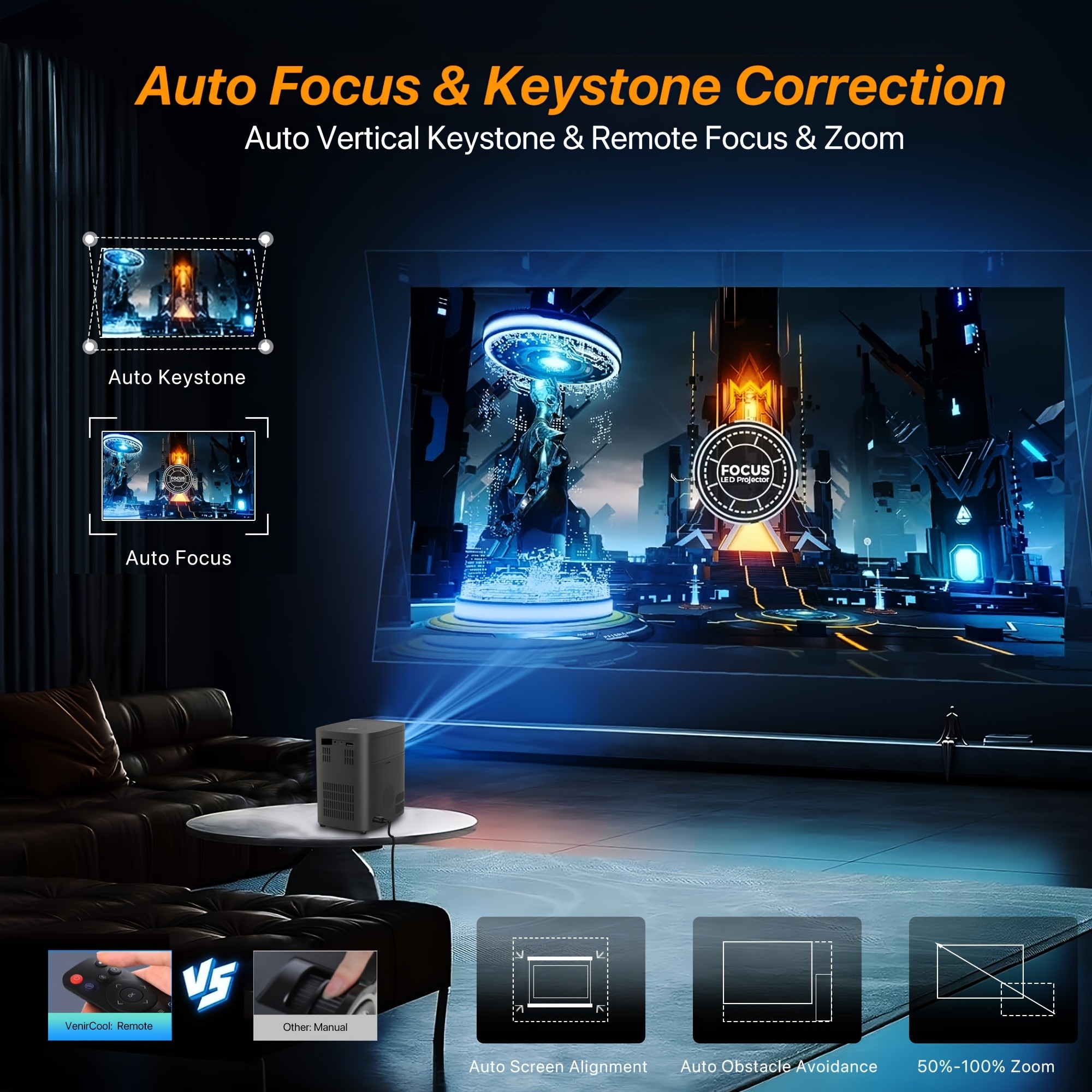 VenirCool Q3 Smart Projector