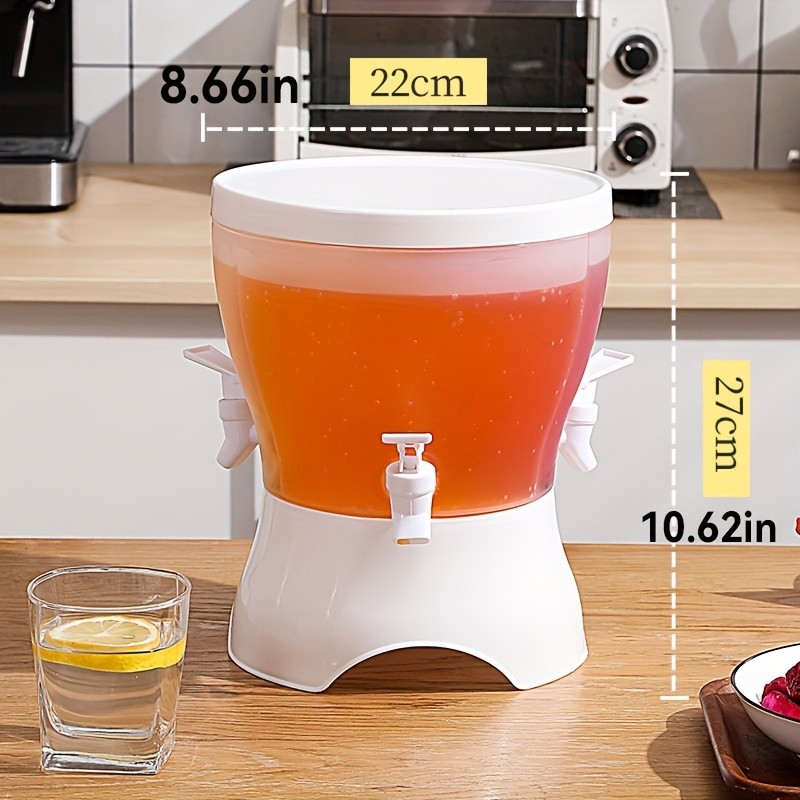 3-in-1 Large Capacity Cold Water Bottle with 3 Faucets