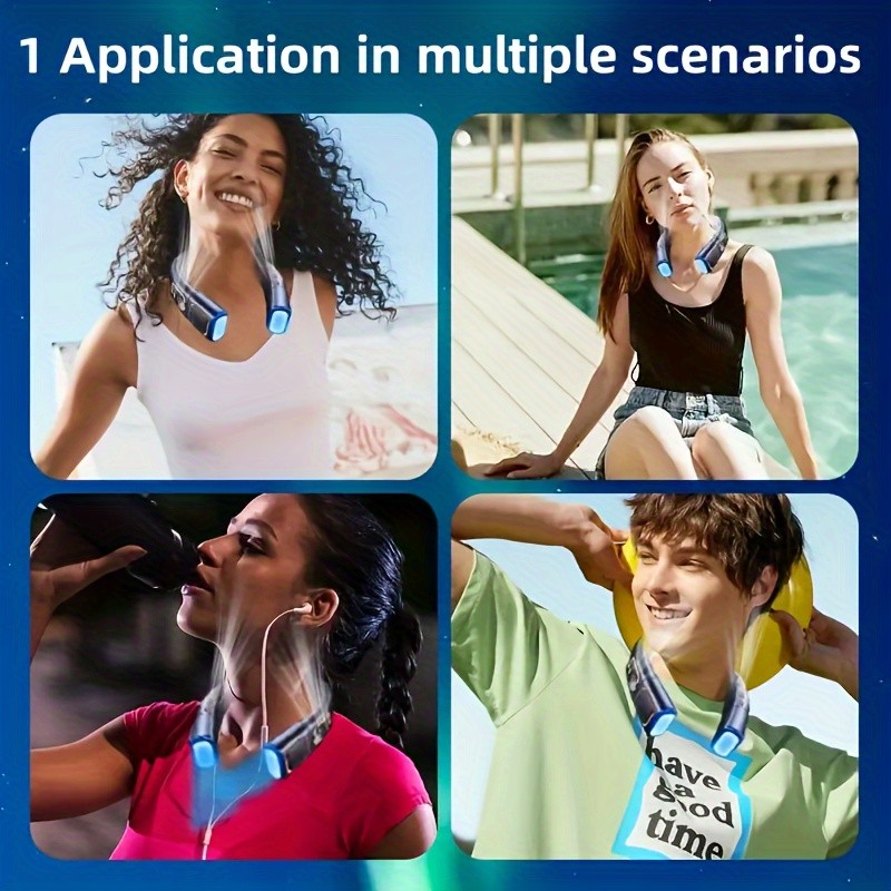 Wearable Portable Mini Neck Fan – Keep Cool and Comfortable This Summer