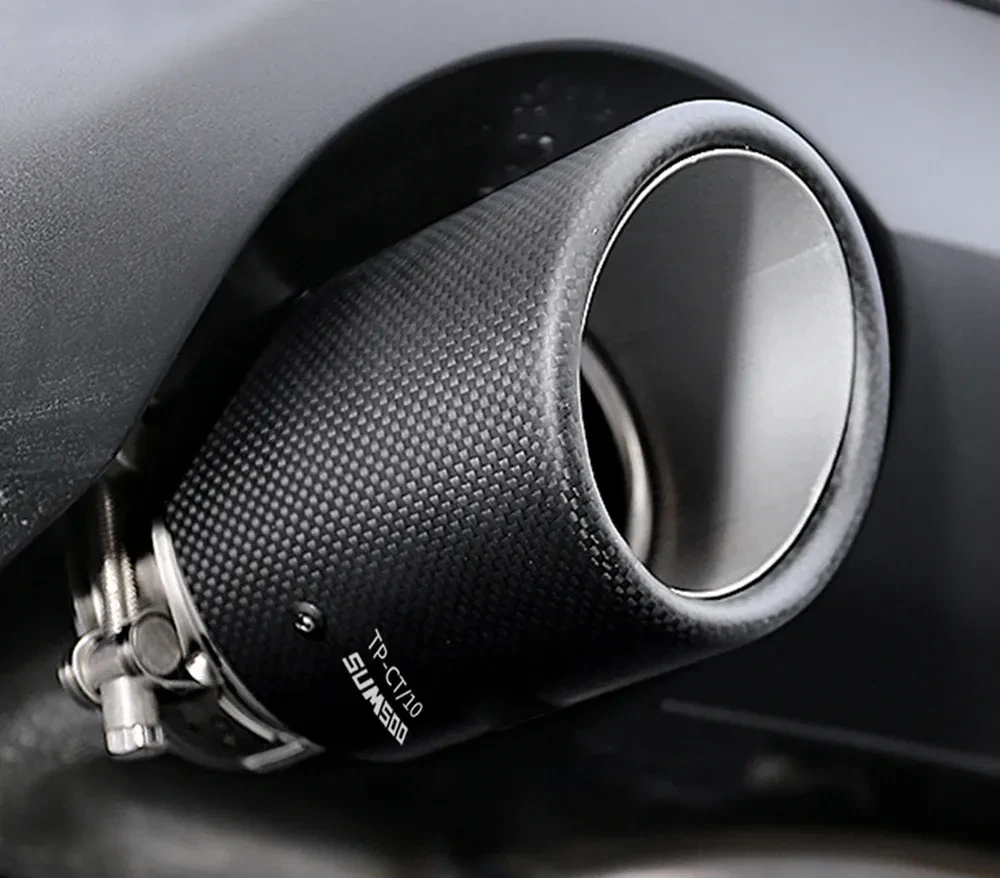 Carbon Fiber Exhaust Pipe Muffler Tip