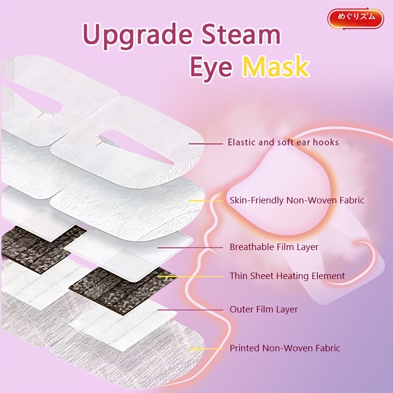 MEGRHYTHM Lavender Steam Eye Mask