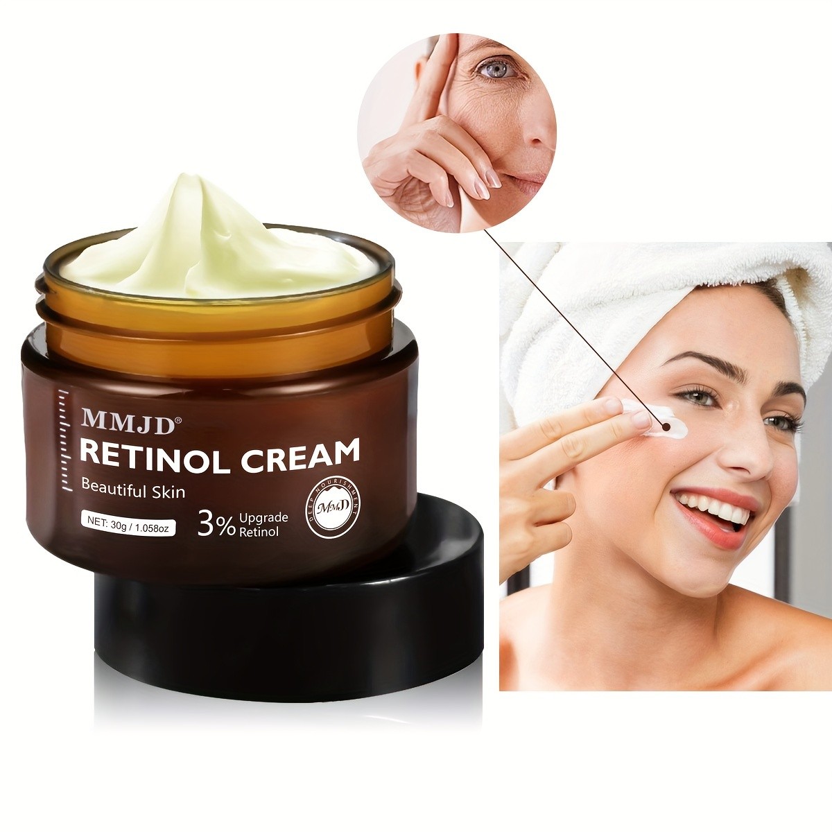 MMJD Retinol Serum and Cream Skincare Set for Women