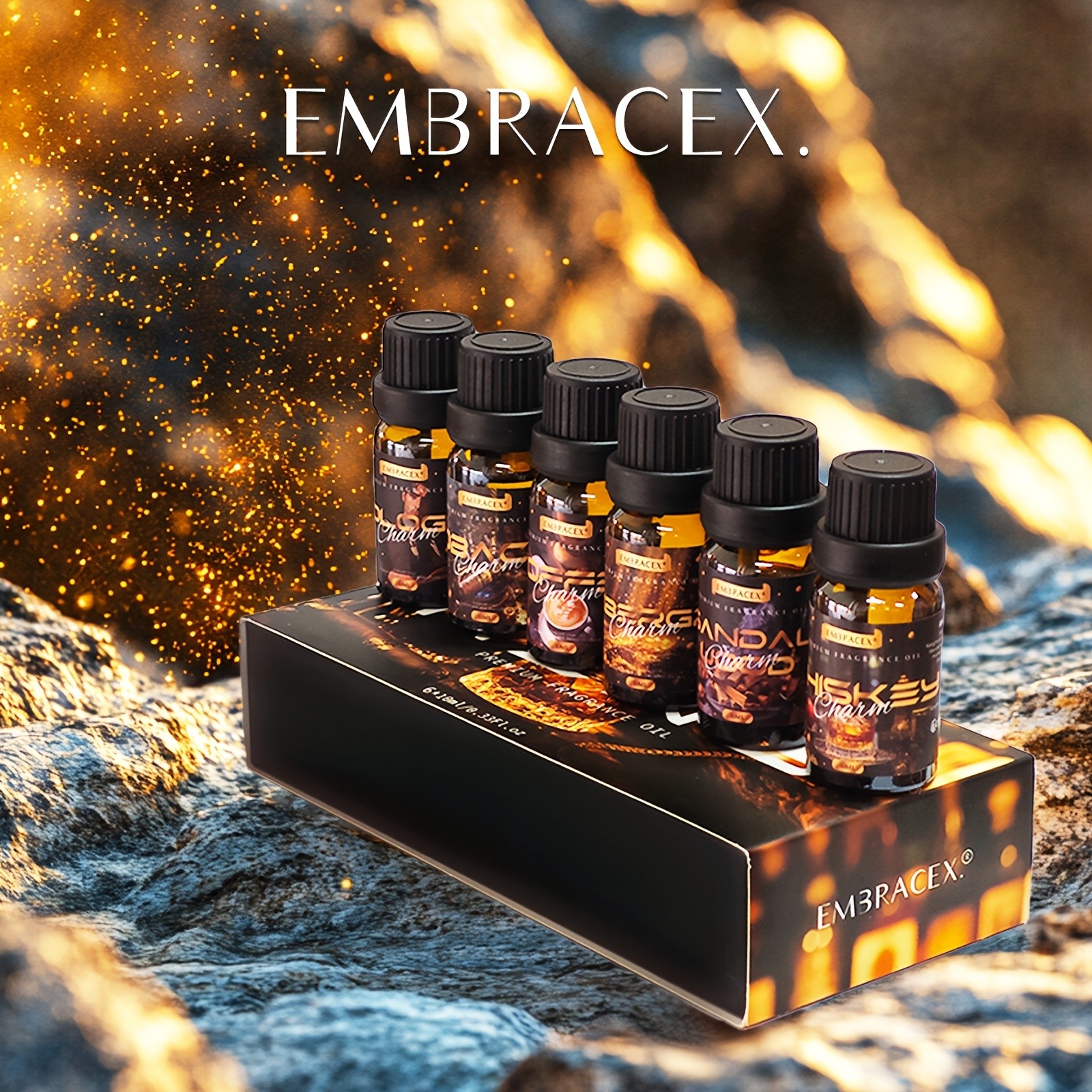 EMBRACEX 6PC Men's Essential Oil Set