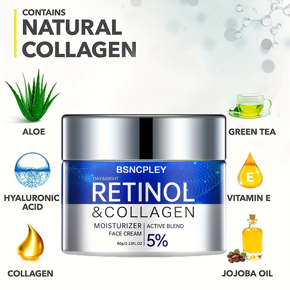 Retinol & Collagen Firming Cream and Hydrating Serum Set