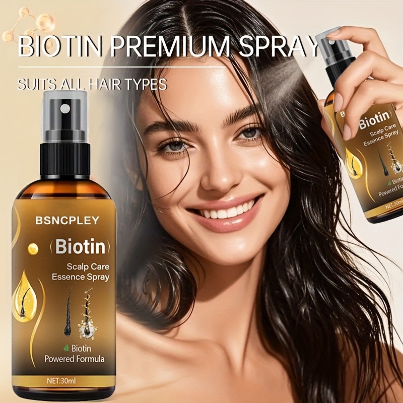 30ml Biotin Hair Care Spray with Biotin, Ginger Extract, and Grape Seed Oil