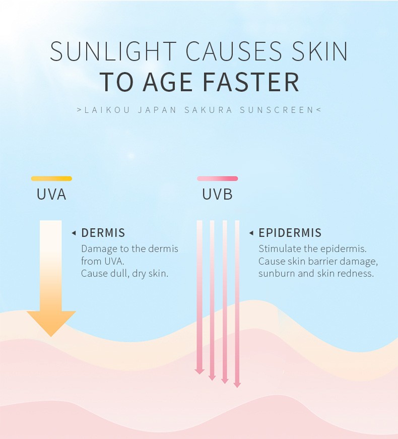 Laikou Japan Sakura Sunscreen – Ultimate Protection with SPF 50+