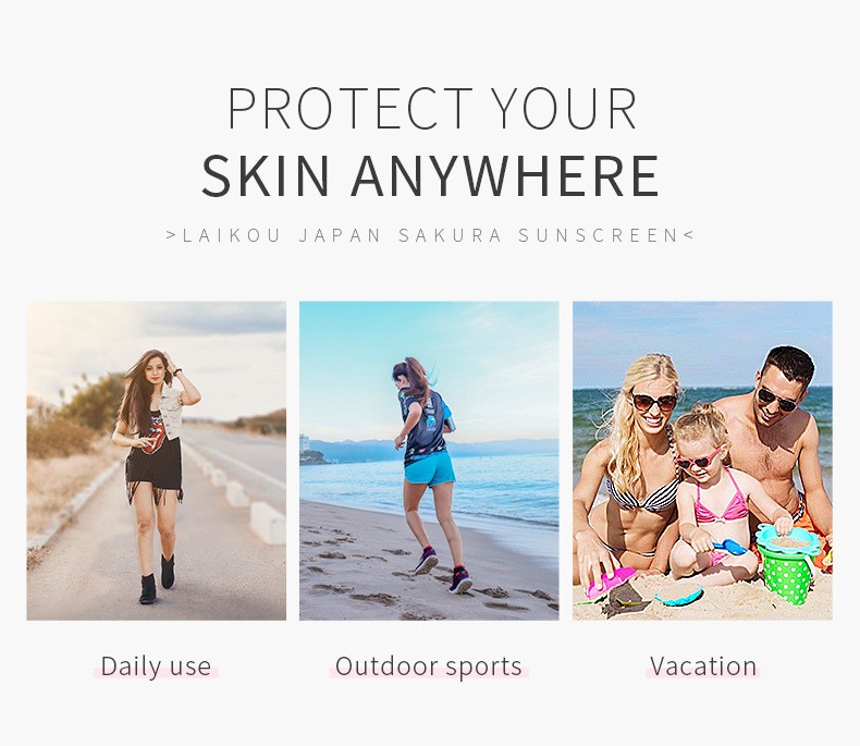 Laikou Japan Sakura Sunscreen – Ultimate Protection with SPF 50+