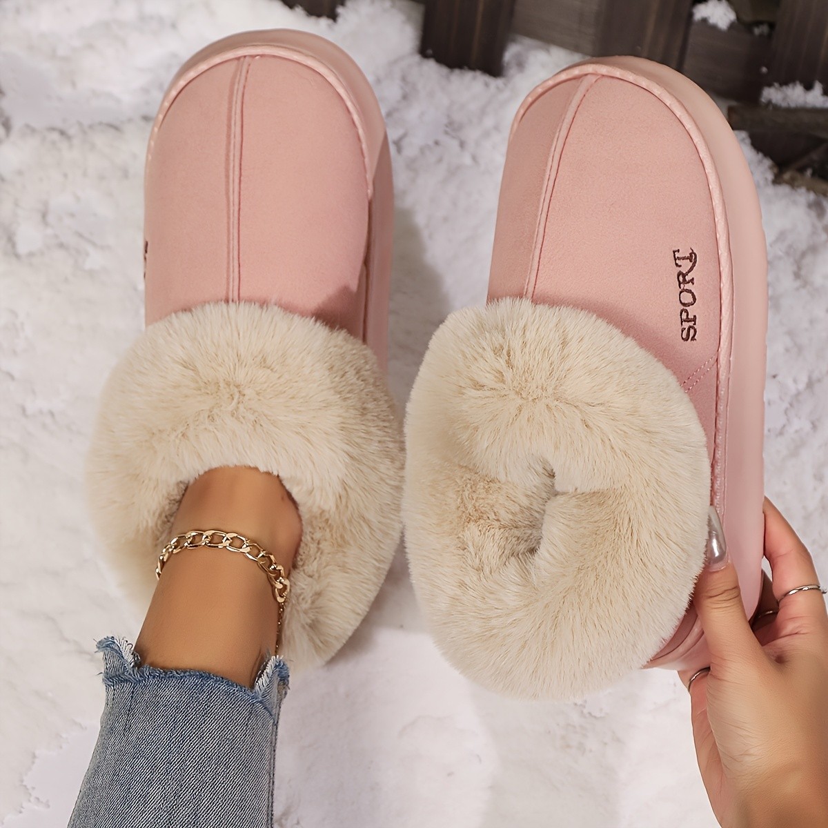 Women’s Winter Plush Soft Sole Shoes