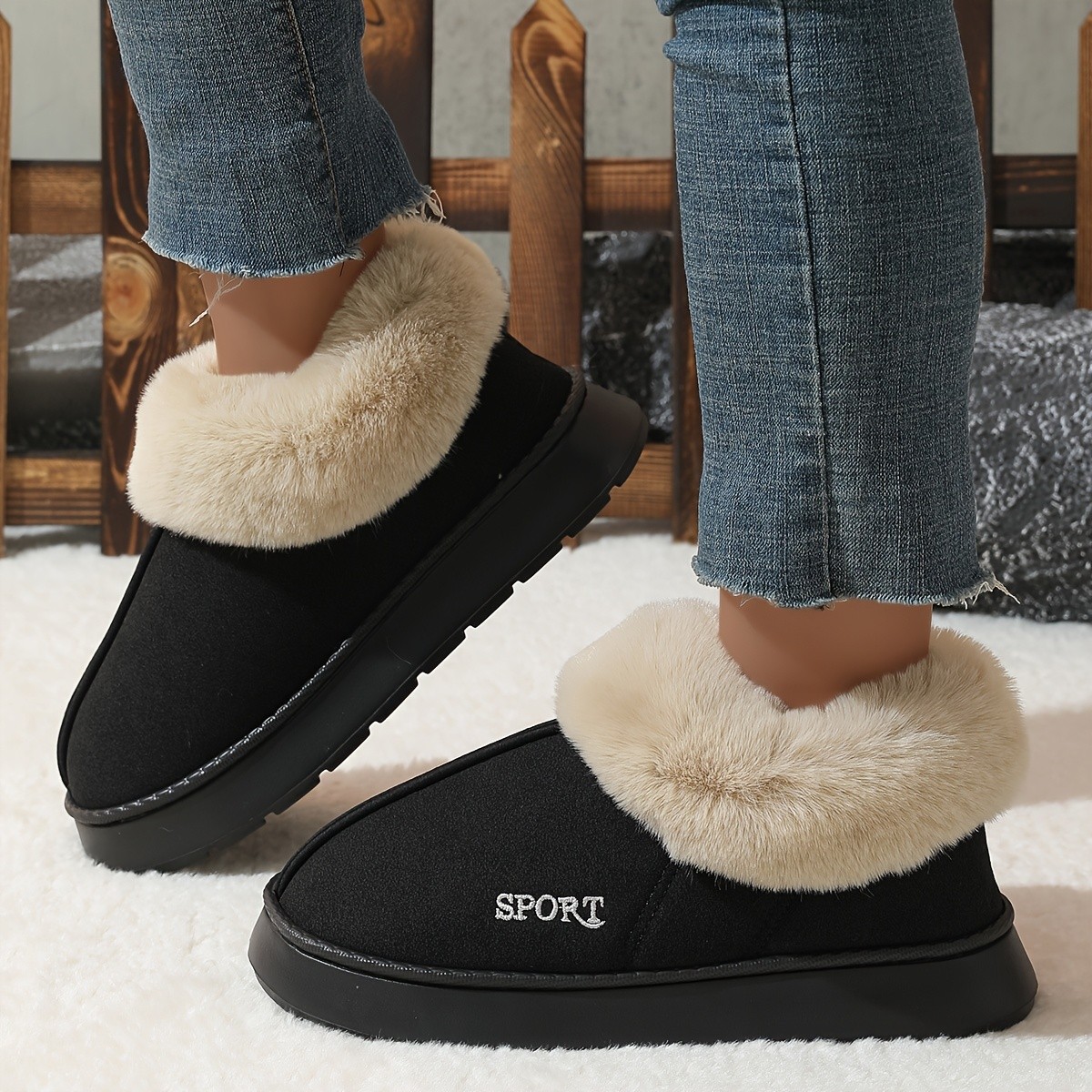 Women’s Winter Plush Soft Sole Shoes