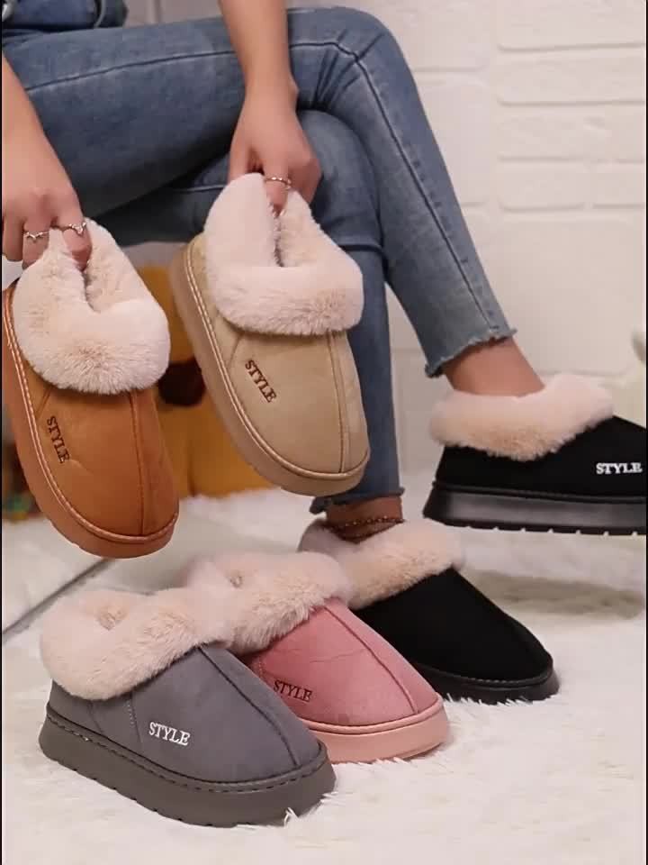 Women’s Winter Plush Soft Sole Shoes