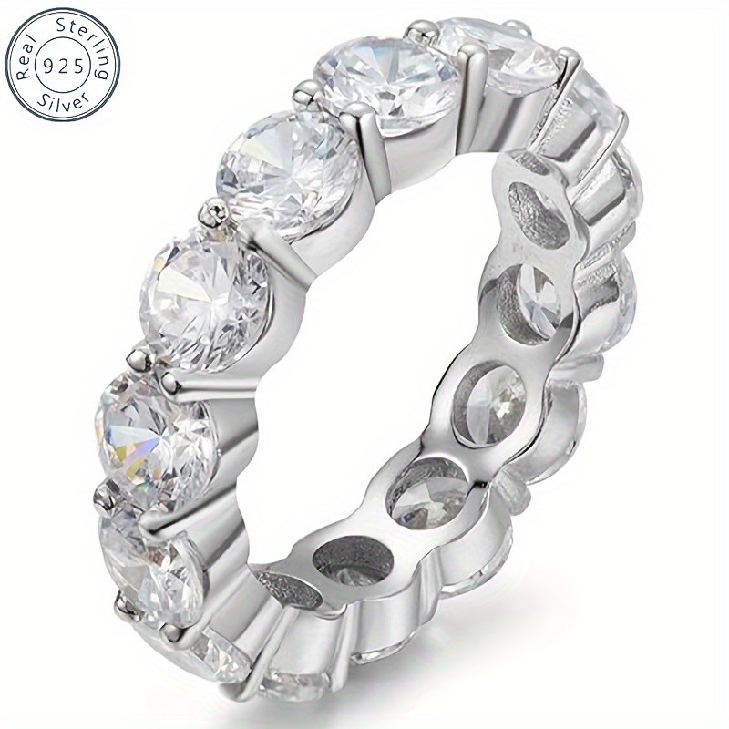 ARTPAGE Moissanite Tennis Ring
