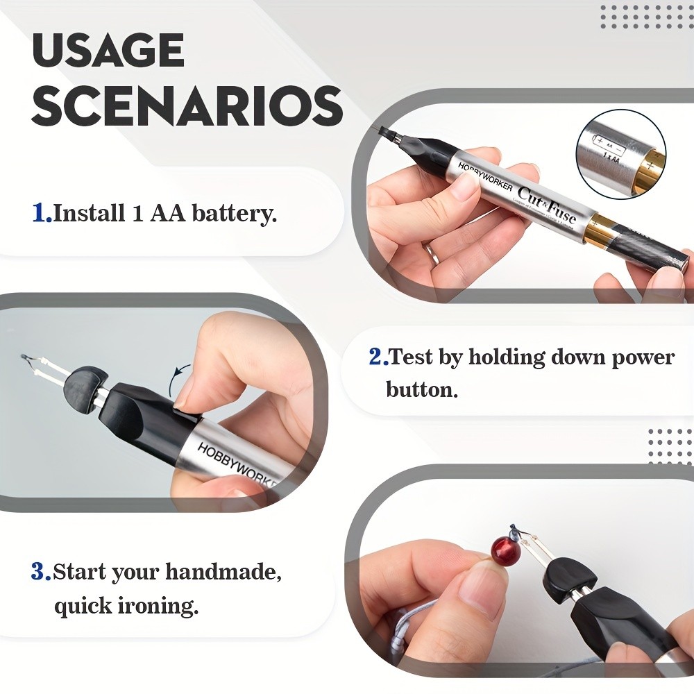 The Hot Line Pen – Effortlessly Trim, Burn, and Melt Threads with Precision