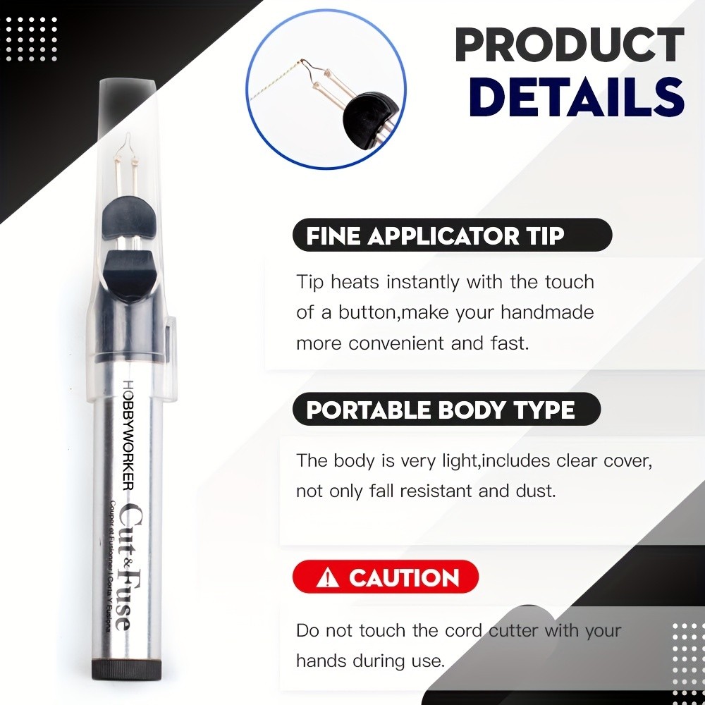 The Hot Line Pen – Effortlessly Trim, Burn, and Melt Threads with Precision