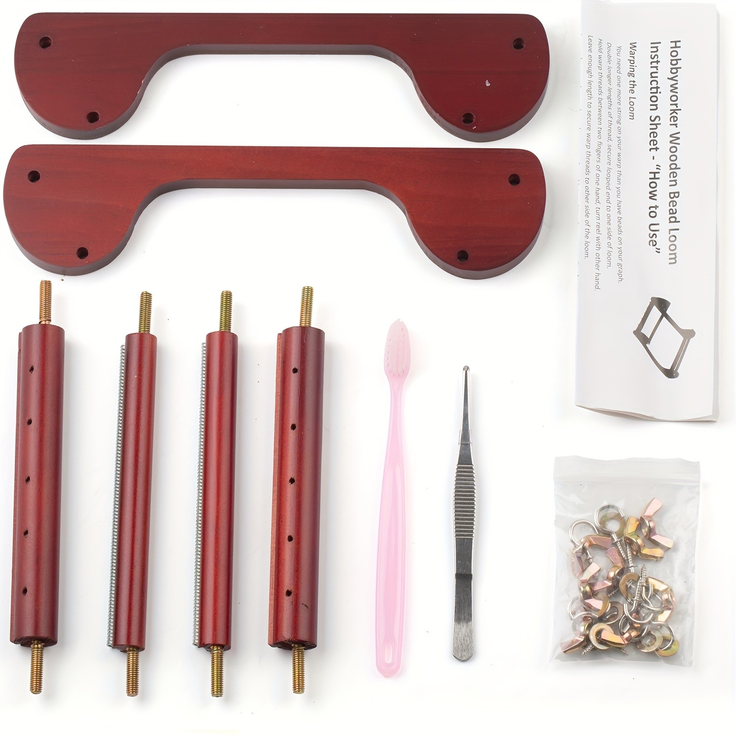 Hobbyworker Wooden Bead Loom