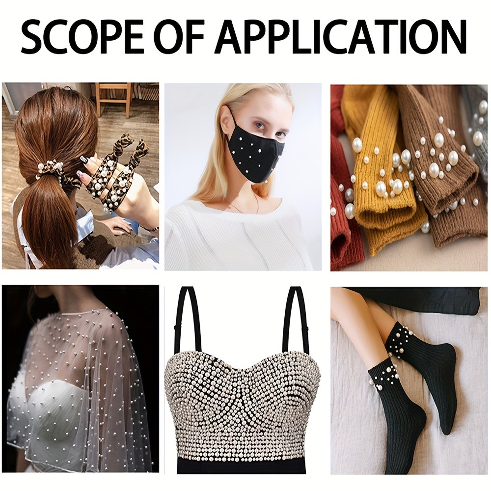 WORTHOFIRST White ABS & Bead DIY Craft Kit