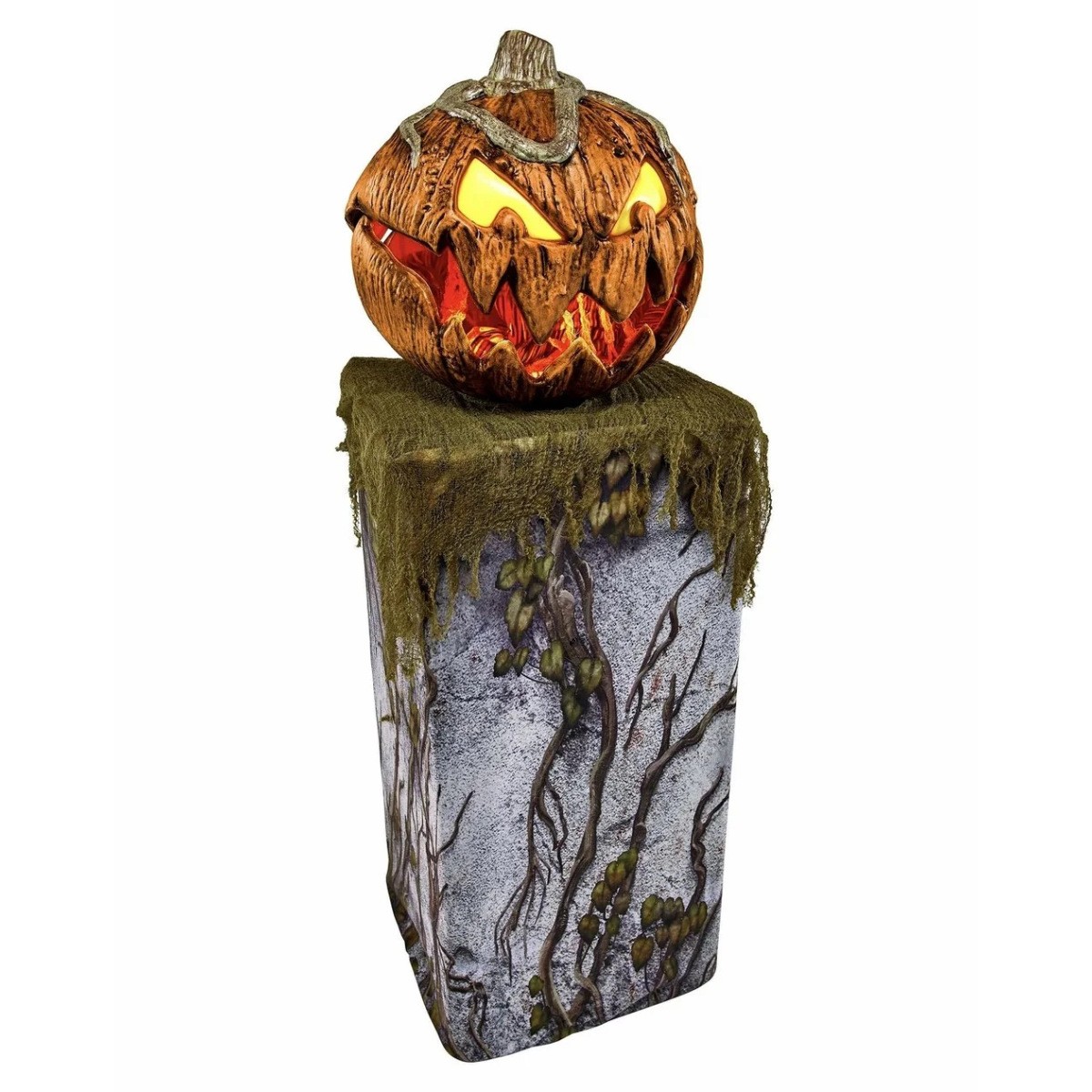 Halloween Scary Pumpkin With Lights 👻